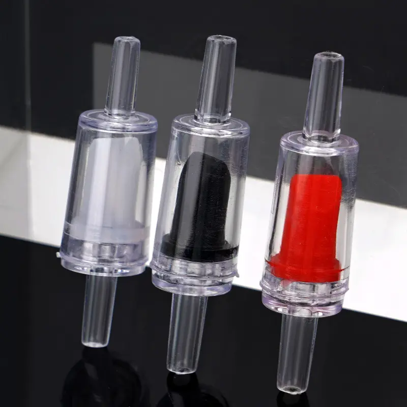 5/10pcs Plastic Aquarium Non Return One Way Check Valve Air Pump CO2 System Fish Tank Increasing Oxygen Pump Accessories