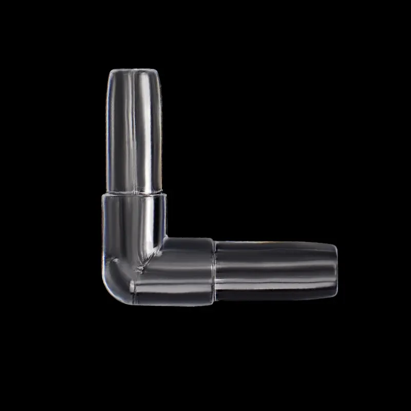 10Pcs Aquarium Airline Tubing Connectors Fish Tank Transparent Air Tube Adapters for 4mm Inner Diameter Air Line Hose
