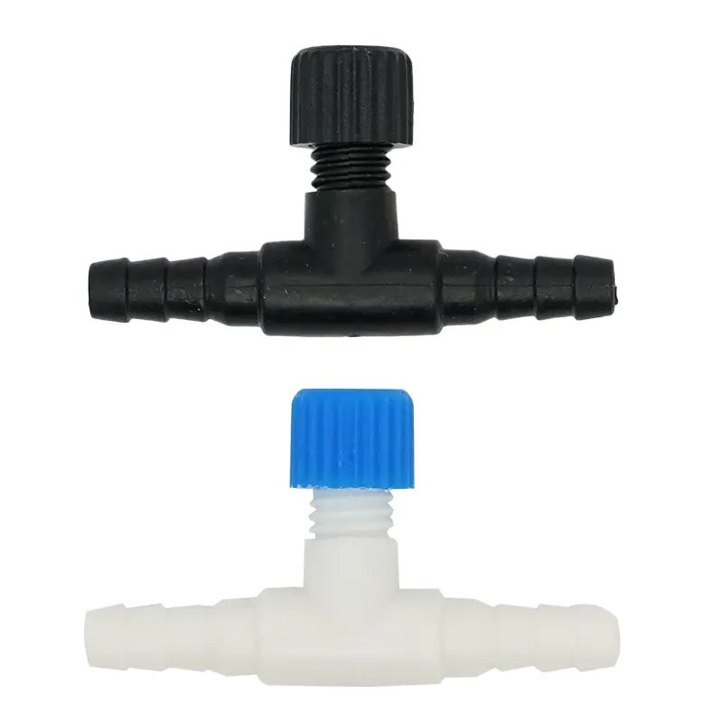 10pcs Aquarium Air Regulator Flow Tube Pipe Divider Valve Adjustable Oxygen Pump Tank Volume Control Valve For 4mm Oxygen Tube