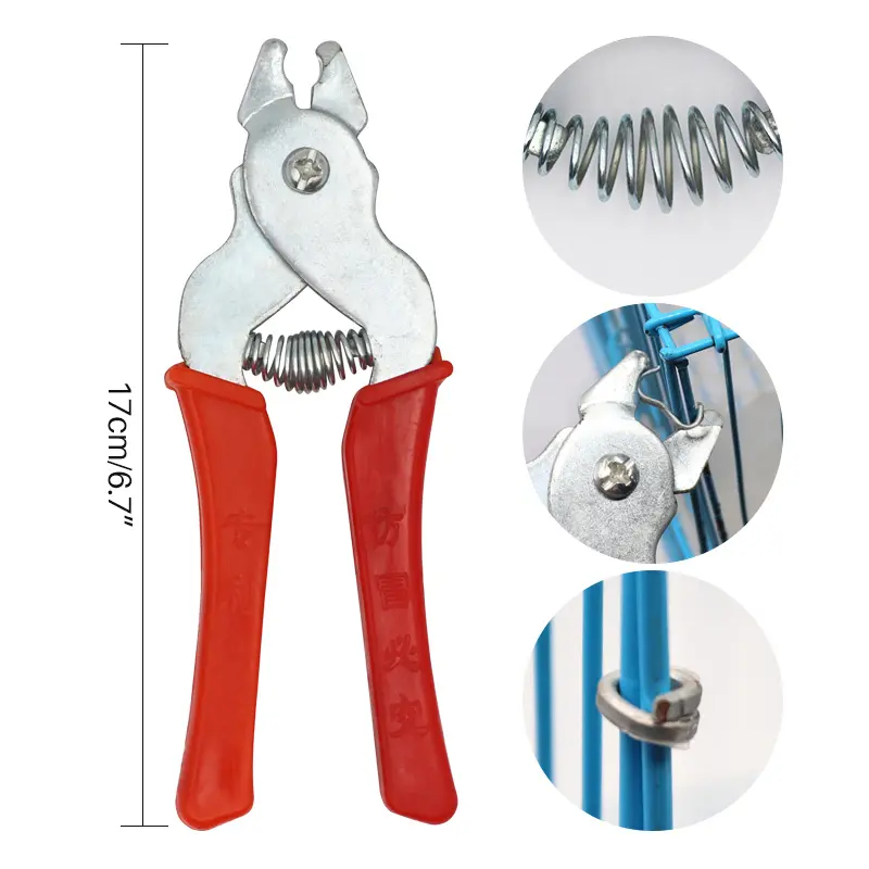 Chicken Bird Cage Clamp Installation Scattered M Nail Pliers Animal Iron Wire Mesh Cages Pliers Rabbit Cage Installation Tools
