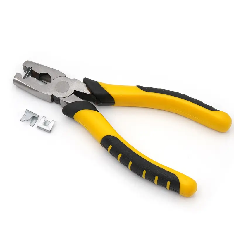 Pet Cage Installation Repair Clamp Chicken Quail Bird Rabbit Clamp Pliers Nail Cage Buckle Clips Plier Nail 300 Nails 1 Plier