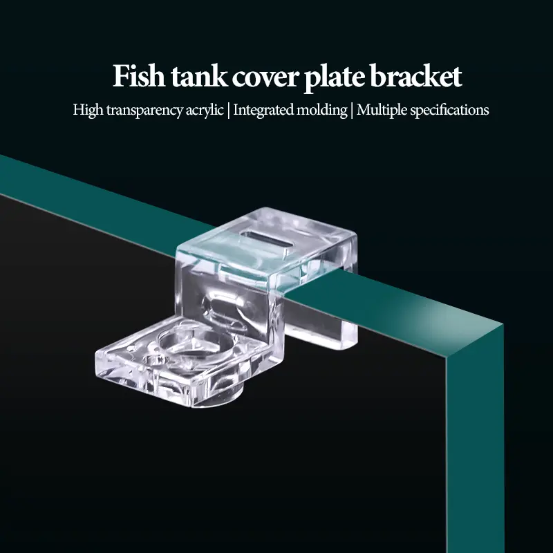4/10Pcs Fish Tank Acrylic Clips for 5.5mm~15mm Wall Thickness Aquarium Lid Cover Support Holder Bracket Clamp Stand Supplies
