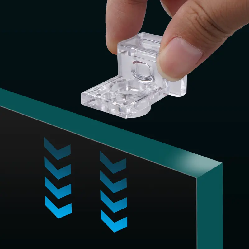 4/10Pcs Fish Tank Acrylic Clips for 5.5mm~15mm Wall Thickness Aquarium Lid Cover Support Holder Bracket Clamp Stand Supplies