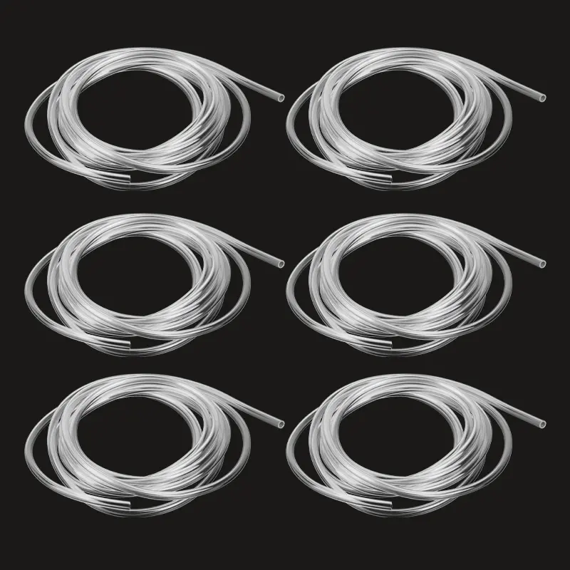 2-5m Aquarium CO2 Tube Pipe Oxygen Hose for Fish Tank Plant CO2 Generator Regulator Reactor System Kit Set Accessories PU 4*6mm