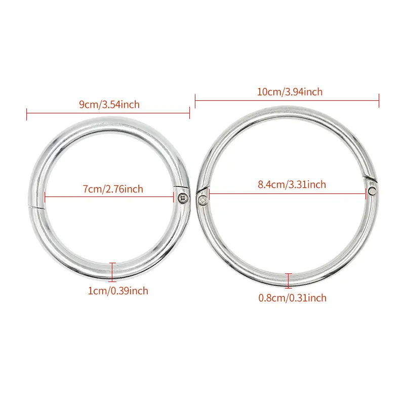 1Pcs Metal Cattle Nose Rings Bull Cow Bovine Traction Clamp Farm Animal Livestock Nose Clips Farm Animal Supplies