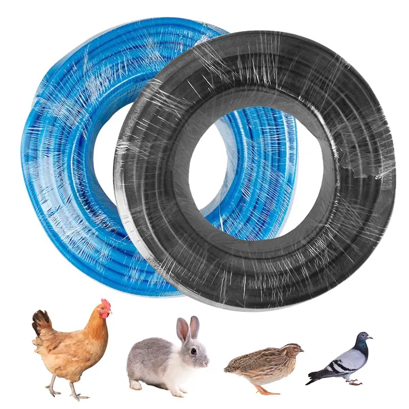 5m Hose Rabbit Water Drinking Pipe 9.5mm Drinker Nipples Automatic Waterer Tubing Hose Guinea Pig Drinking Pet Feeding Supplies
