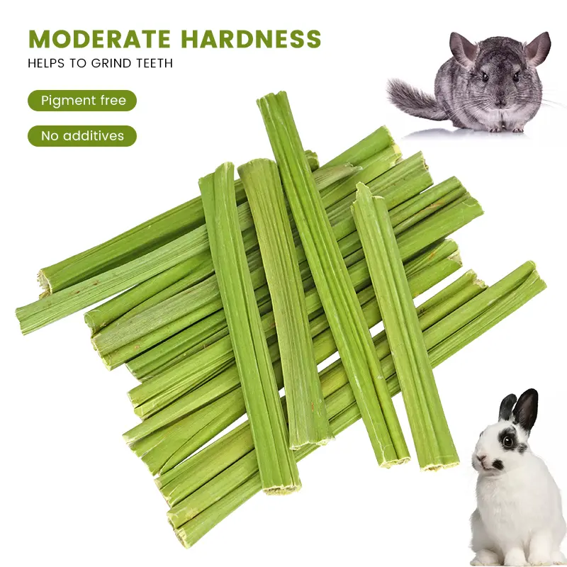 20g Rabbit Molar Papaya Stem Hamsters Chinchillas Rabbit Parrot Rat Guinea Pig Food Snacks Cleaning Teeth Treat Molar Chew Toy