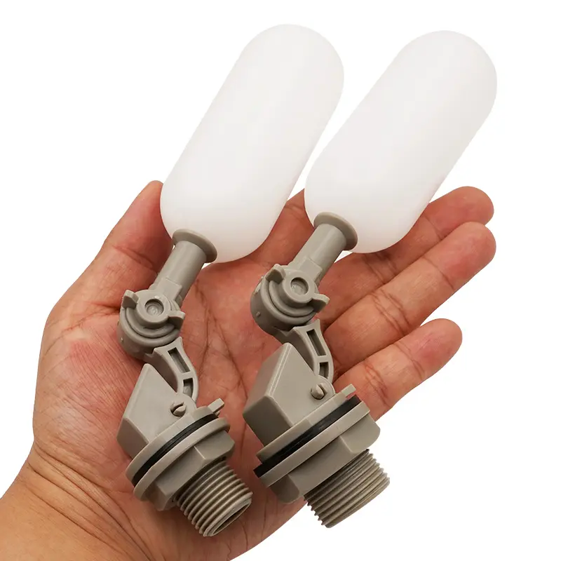 Plastic Water Float Ball Valve Shut Off 1/2" 3/4"Adjustable Auto Fill Float Ball Water Control Switch For Water Tower Water Tank