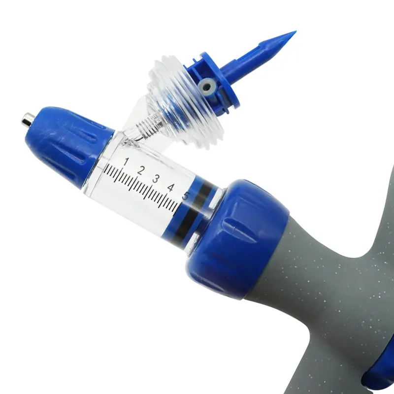 1ml/2ml/5ml/10ml Syringe Veterinary Continuous Injector Vaccine Injection Poultry Adjustable Automatic For Chicken Pig Cow Sheep