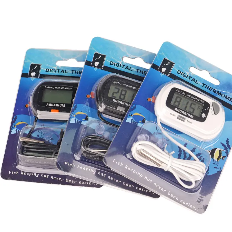 Digital Aquarium Fish Tank Thermometer with Suction Cup Temperature Sensor Meter Tester Thermometer Measurement Control
