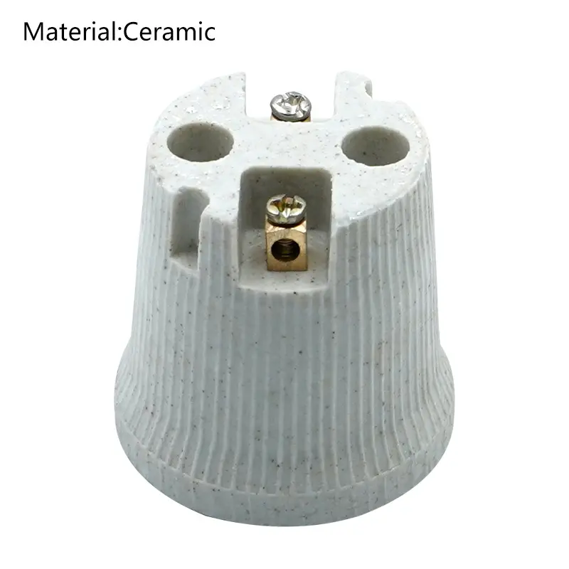 E27 220V Animal Heating Lamp Holder Insulation Waterproof Pet Heating Lamp Holder Ceramic Farms Tee Lamp Holder