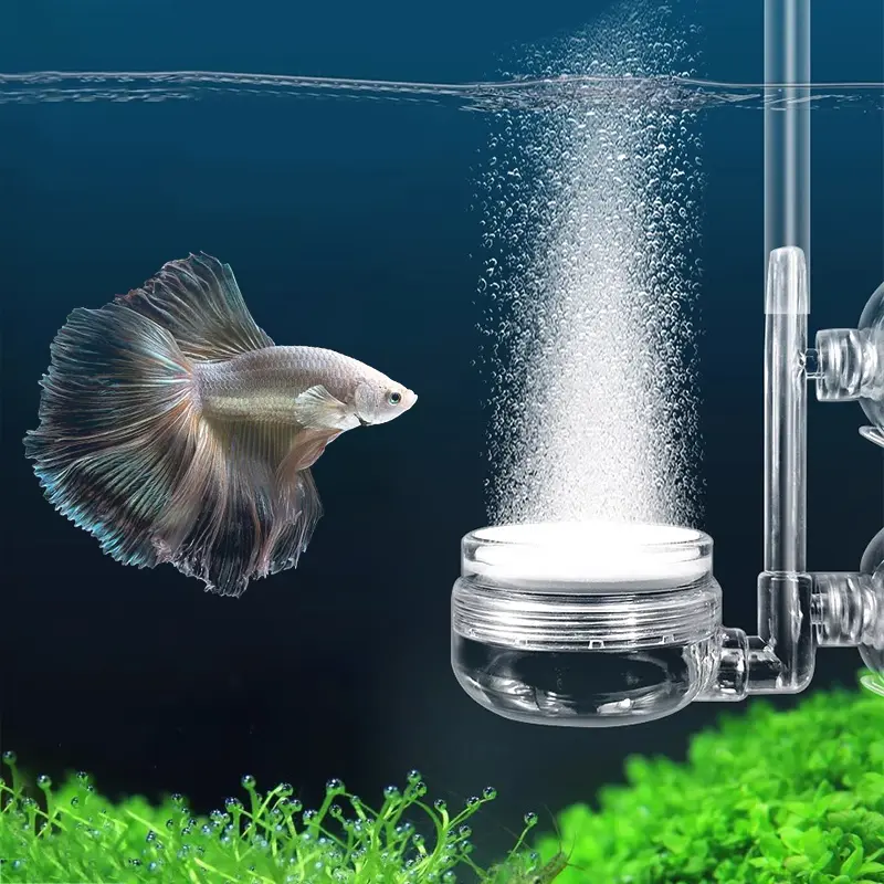 1PC Fish Tank Aquarium CO2 Diffuser Increasing Air Bubble Air Stone Oxygen Aerator Pond Pump Hydroponic Oxygen Fish Supplies