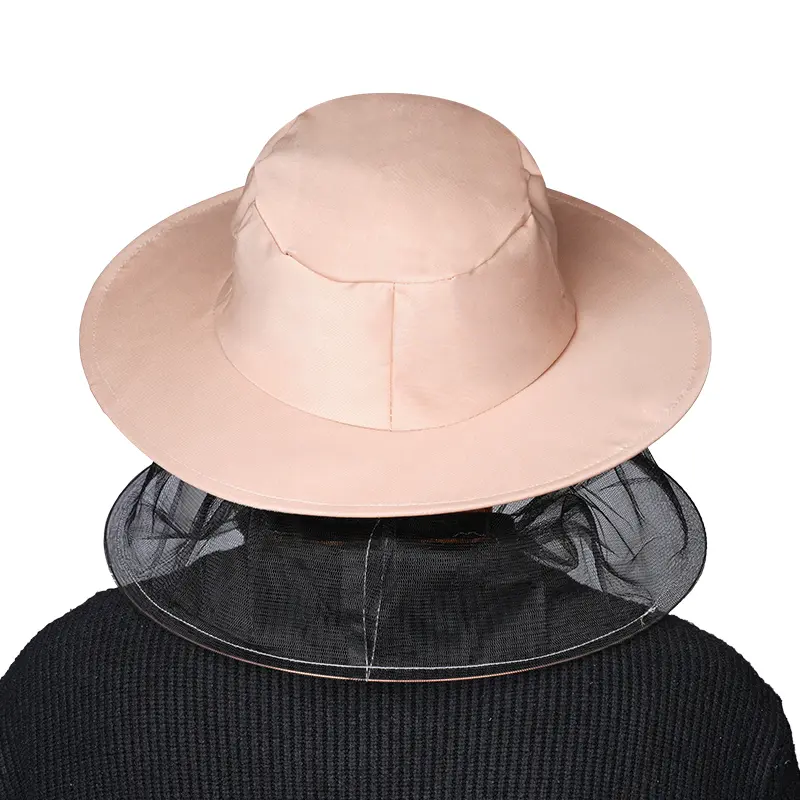 Beekeeping Protective Hat Bee Hat with Head Net Mesh Face Protection Breathable for Outdoor Fishing Beekeeping Supplies