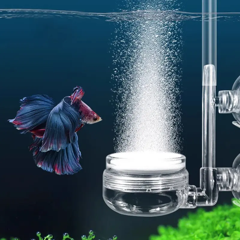 1PC Fish Tank Aquarium CO2 Diffuser Increasing Air Bubble Air Stone Oxygen Aerator Pond Pump Hydroponic Oxygen Fish Supplies