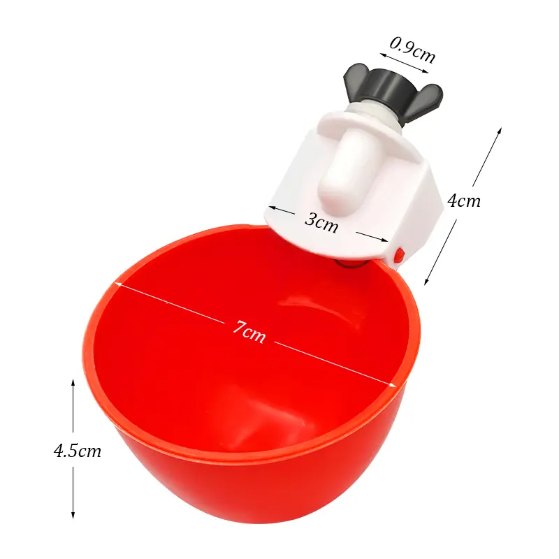 10/20pcs Automatic Chicken Drinker Bowl Quail Hanging Water Cup Feed Birds Water Bowl Drinker Cups Poultry Drinking Dispenser