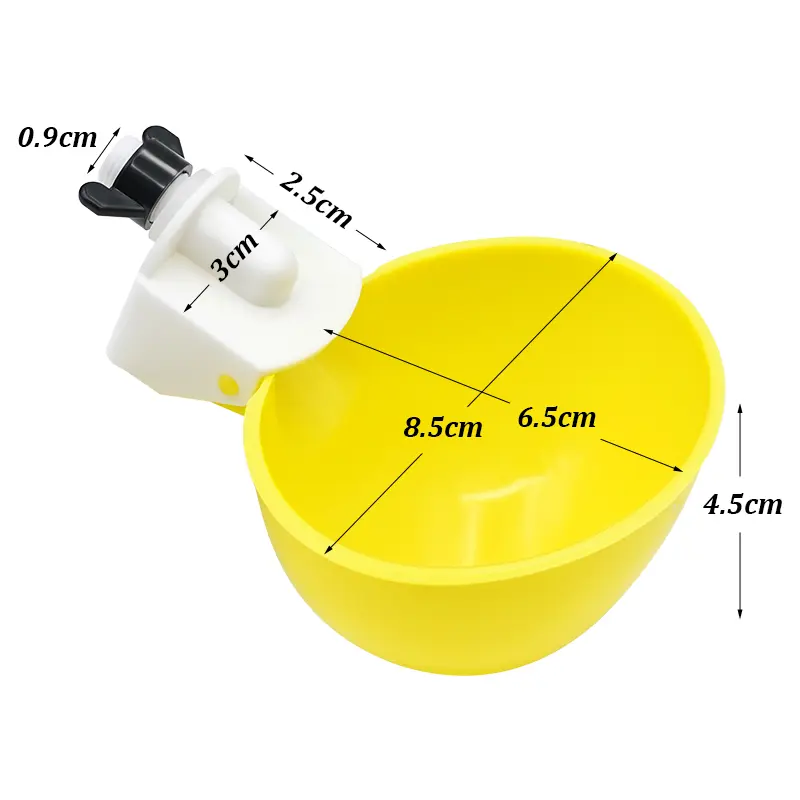 10/20pcs Automatic Chicken Drinker Bowl Quail Hanging Water Cup Feed Birds Water Bowl Drinker Cups Poultry Drinking Dispenser