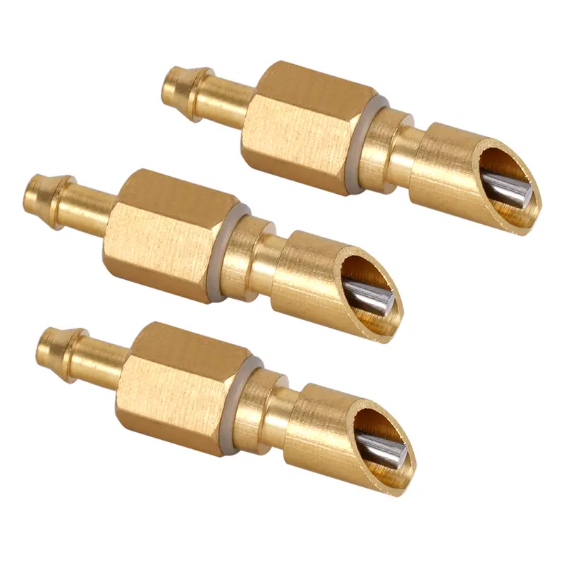 10sets Small Pet Hamster Nipple Drinker Copper Rodents Rat Mouse Rabbit Snake Drinker Brass Waterer Ball Valve No Leak With Clip