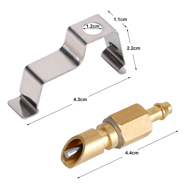10sets Small Pet Hamster Nipple Drinker Copper Rodents Rat Mouse Rabbit Snake Drinker Brass Waterer Ball Valve No Leak With Clip