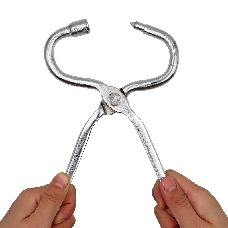1PCS Bull Cattle Nose Pliers Cow Nose Clip Piercing Drilling Tools Stainless Steel Bovine Punch Plier Puncher Ranch Farm Tools