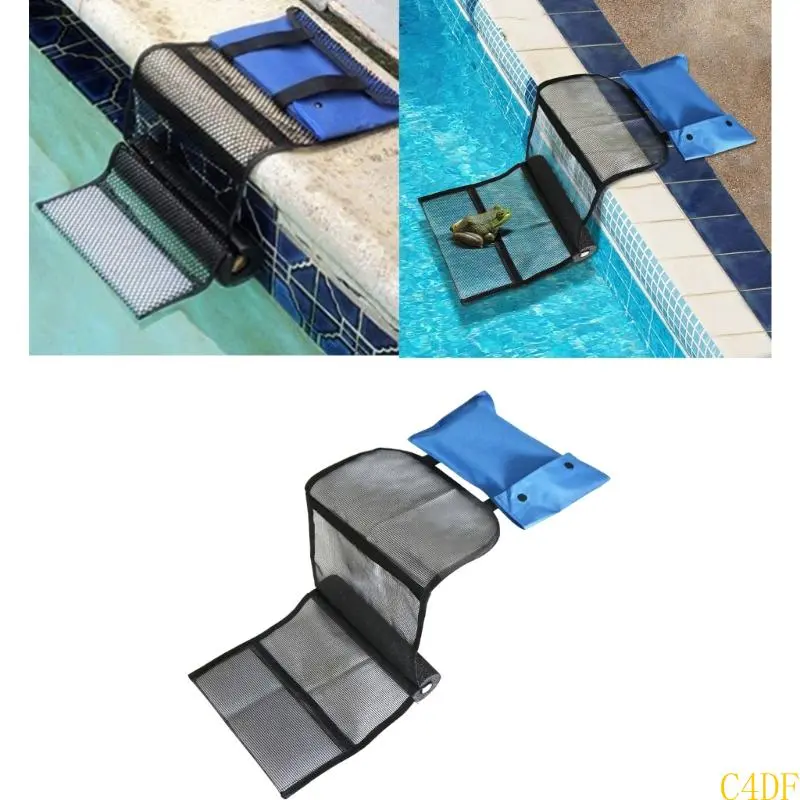 C4DF Animal Saving Escape Ramps Swimming Pool Floating Animal Savers Rescuing Tool Savers for Outdoor Critter Frogs Animal