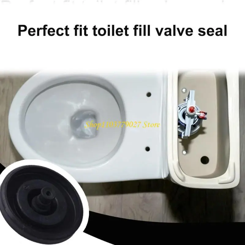 C4DF 5pcs Toilet Fill Valves Seal Replacement Accessory with Kohlers and Fluidmasters Rubber Seal Bathroom Accessory