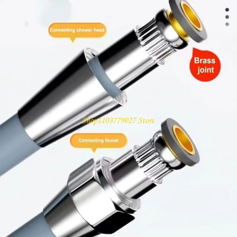 C4DF 1.5M Shower Hose Multifunction Shower Hose Ensures Powerful & Refreshing Bath