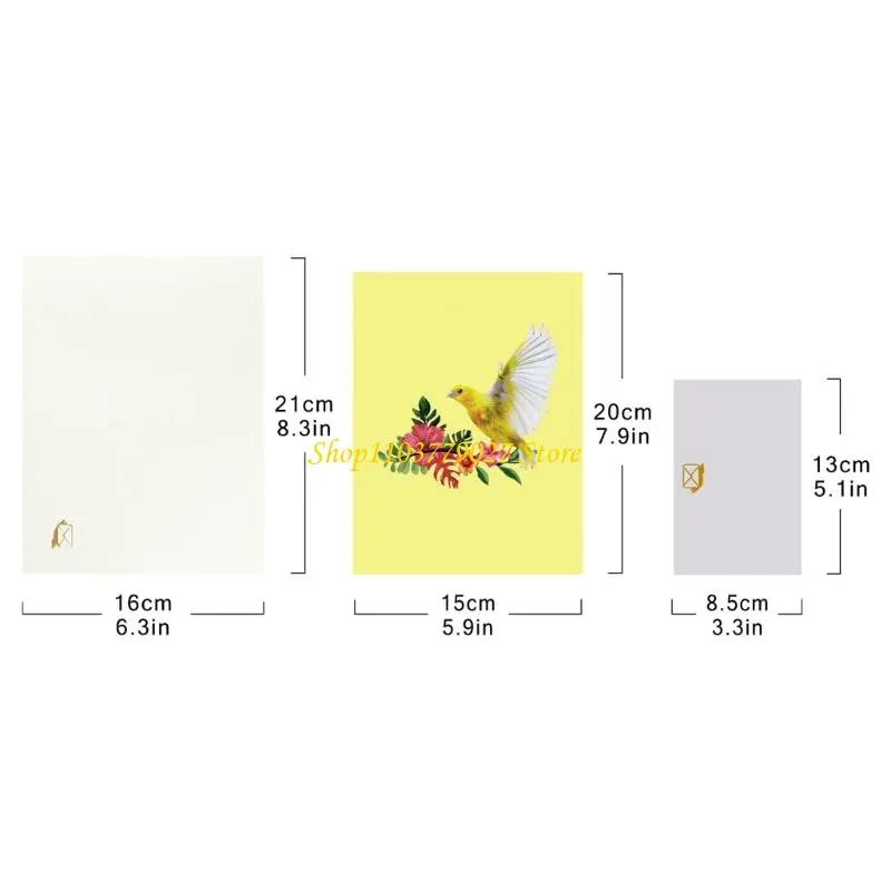 C4DF Mother’s Day Greeting Card with Envelope for Mother’s Day Teacher Appreciation