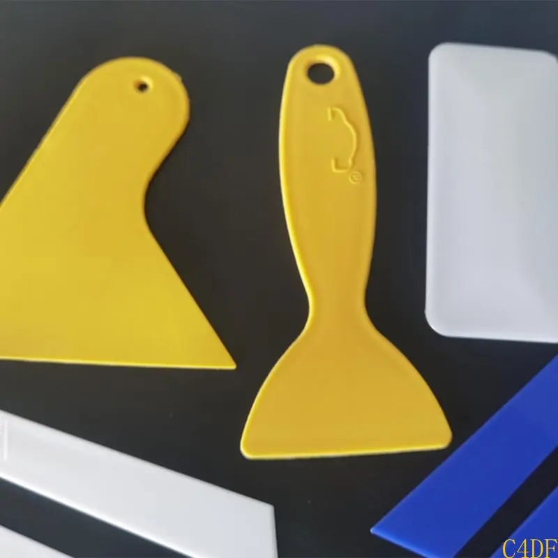 C4DF Plastic Scraper Plastic Scraper Putty Knife for Applying Spackling, 20/30/40mm