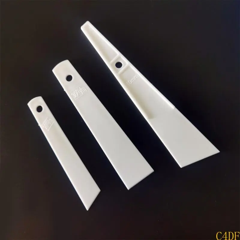 C4DF Plastic Scraper Plastic Scraper Putty Knife for Applying Spackling, 20/30/40mm
