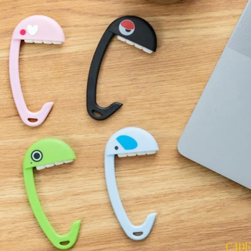 Multi Functional Cartoon Hook for Desks Convenient Storage Table Handbag Hangers Purse Hooks for Bags Keys and Scarves
