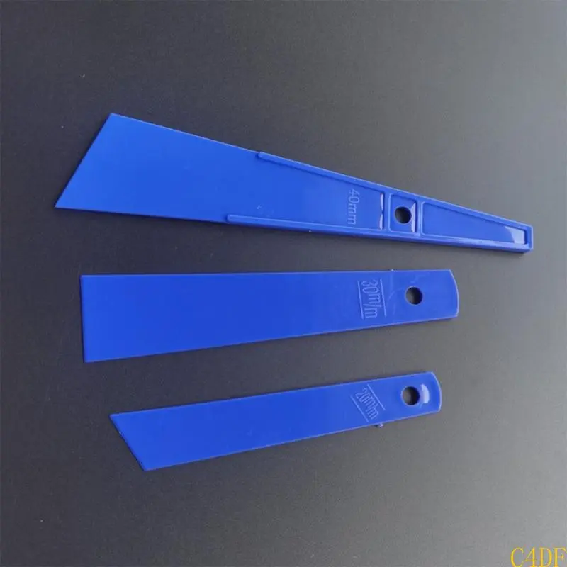 C4DF Plastic Scraper Plastic Scraper Putty Knife for Applying Spackling, 20/30/40mm