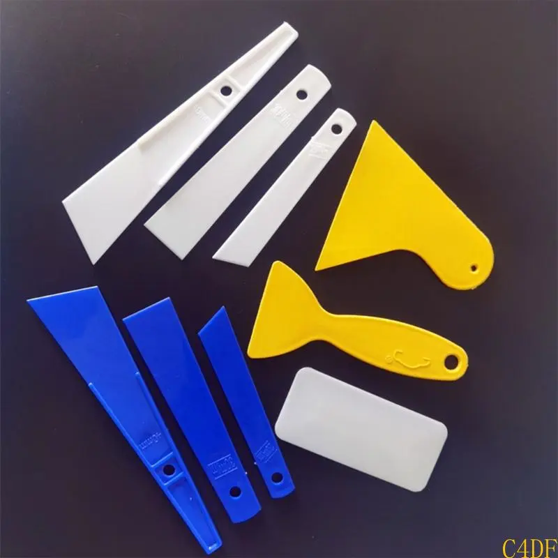C4DF Plastic Scraper Plastic Scraper Putty Knife for Applying Spackling, 20/30/40mm