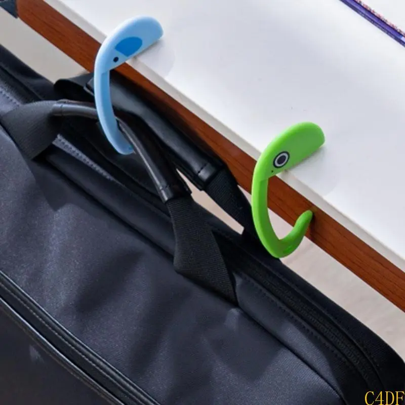 Multi Functional Cartoon Hook for Desks Convenient Storage Table Handbag Hangers Purse Hooks for Bags Keys and Scarves