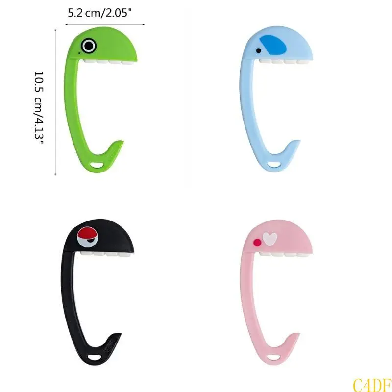 Multi Functional Cartoon Hook for Desks Convenient Storage Table Handbag Hangers Purse Hooks for Bags Keys and Scarves