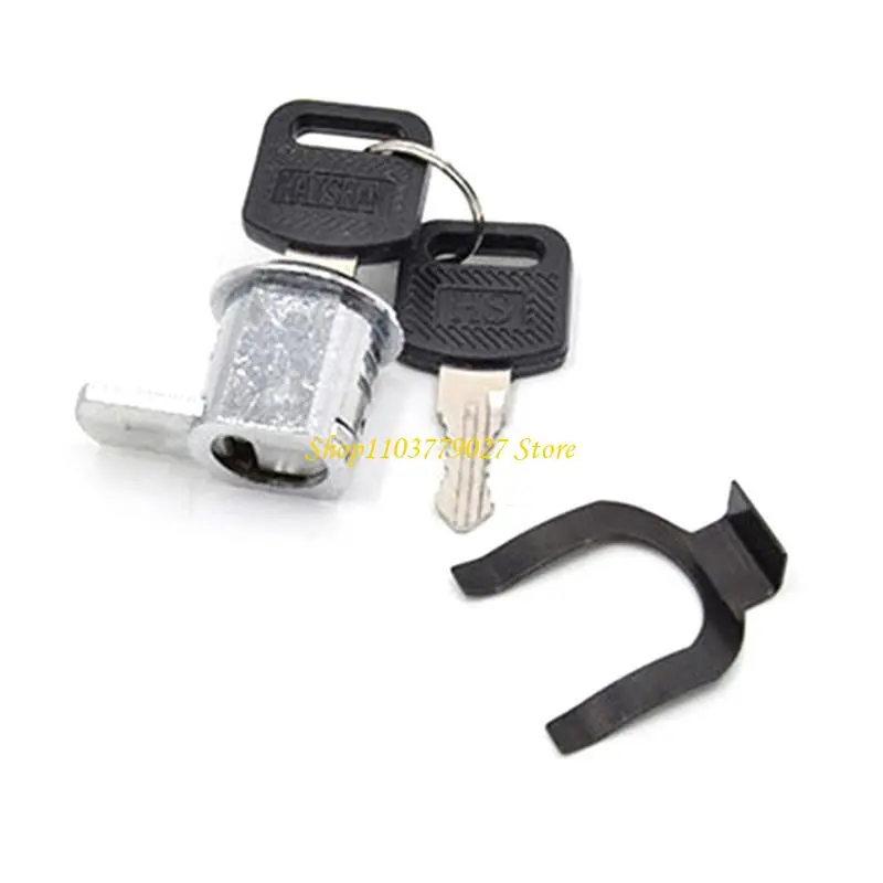 C4DF File Cabinet Lock Replacement Includes 2 Keys & Essential Part Comprehensive File Cabinet Lock for Secure Installation