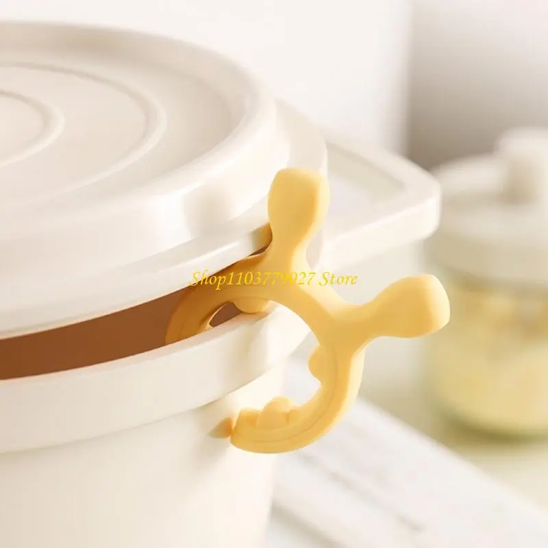 C4DF Kitchen Countertops Utensil Stand Spatula Rack Heatproof Silicone Spoon Rest