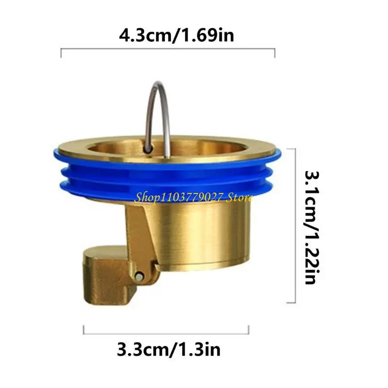 C4DF Toilet Floor Drain Deodorizing Cores Backflow Preventer Sewer Cores Sealing Floor Strainer Plug Bathroom Accessories