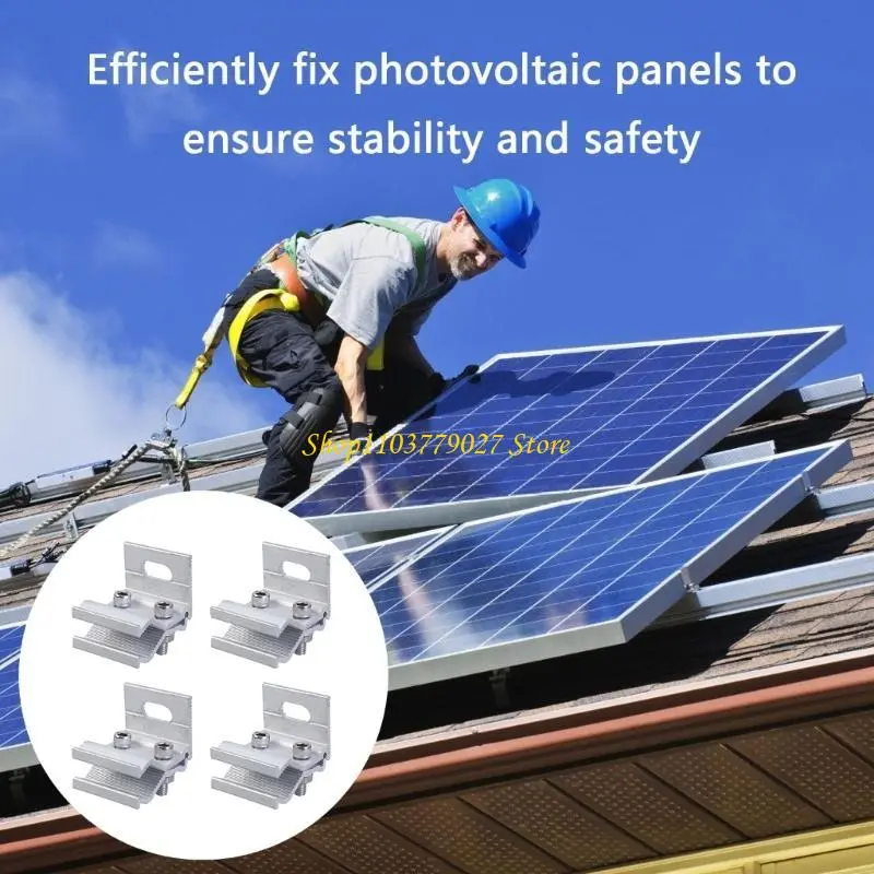 C4DF Solar Panel Clamps Long service Solar Panel Brackets for Installers & Contractors