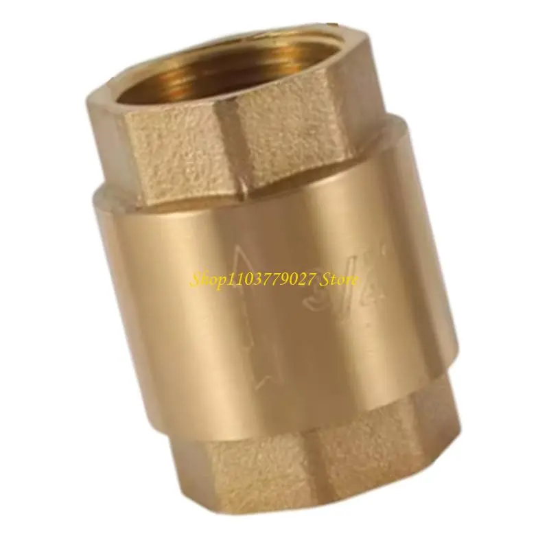 C4DF DN20/DN15 Brass Single Way Connector Water Non Return Valves For Water Control