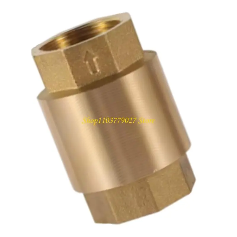 C4DF DN20/DN15 Brass Single Way Connector Water Non Return Valves For Water Control
