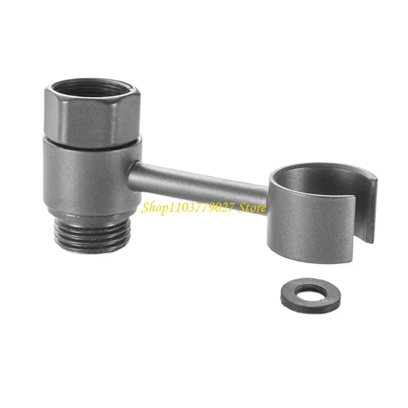 C4DF Gold Wall Mounted Toilet Sprayer Holders Steel Brackets 1/2inch Bathroom Accessories for Handheld Shower & Diaper Sprayer
