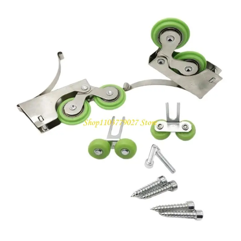 C4DF Stable Steel & Nylon Sliding Door Rollers Upgrades for Various Applications