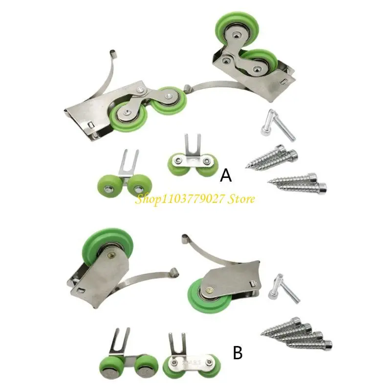 C4DF Stable Steel & Nylon Sliding Door Rollers Upgrades for Various Applications