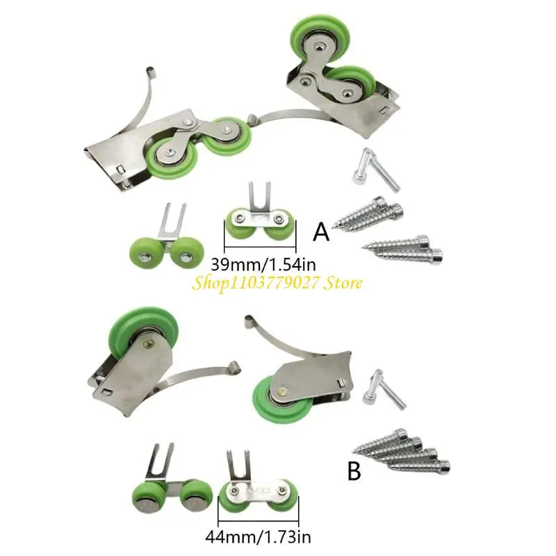 C4DF Stable Steel & Nylon Sliding Door Rollers Upgrades for Various Applications
