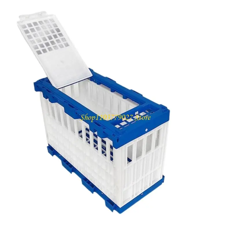 C4DF Foldable Portable Bird Cage With Door For Outdoor Race Pigeons And Small Parrots