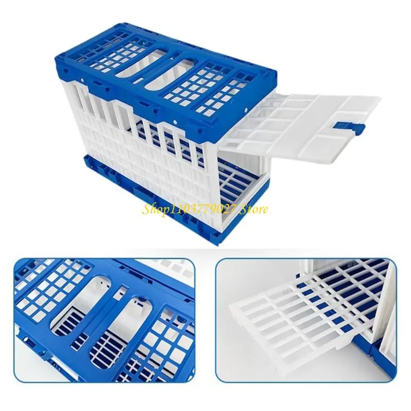 C4DF Foldable Portable Bird Cage With Door For Outdoor Race Pigeons And Small Parrots