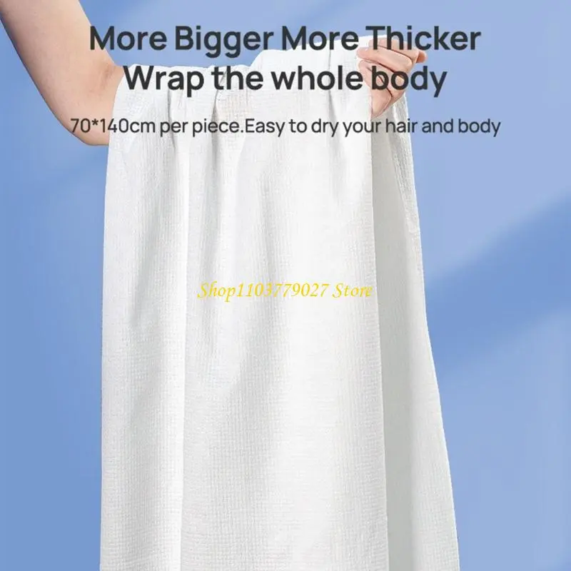 C4DF 1Pack Compressed Cotton Face Towels Thickened Bath Towel Optional For Travel Gym