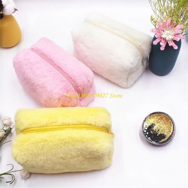 C4DF Elegant Cosmetic Bag With Smooth Zippered Closure Designs for Easy Access