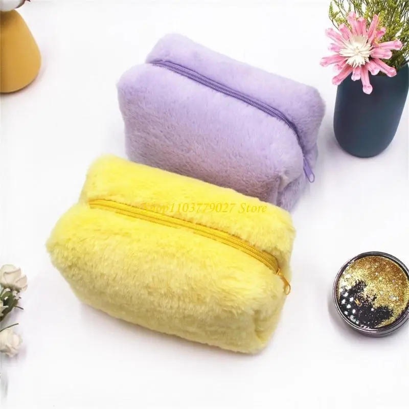 C4DF Elegant Cosmetic Bag With Smooth Zippered Closure Designs for Easy Access