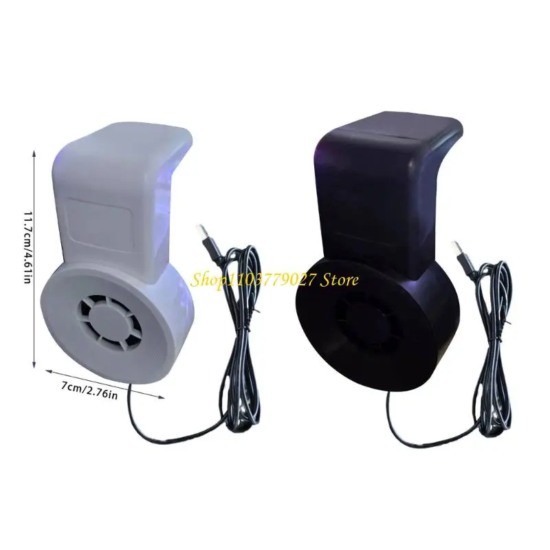 C4DF Multipurpose Aquarium Cooling Fan 2-Level Speed Adjustable Fish Tanks Chiller